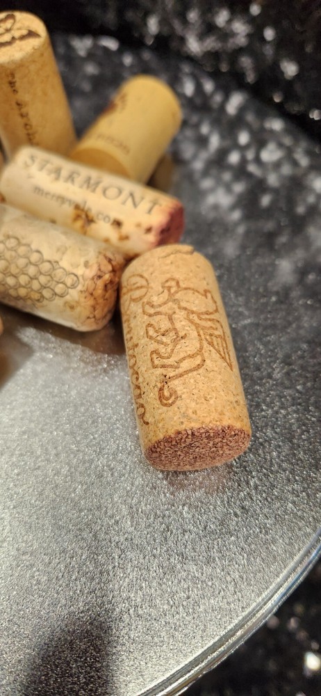 Craft Project 12 Wine Corks Used various types and wineries for Crafts Projects