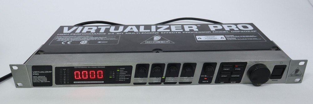 Behringer Virtualizer Pro DSP2024P High-Performance 24-bit Multi-Engine Effects