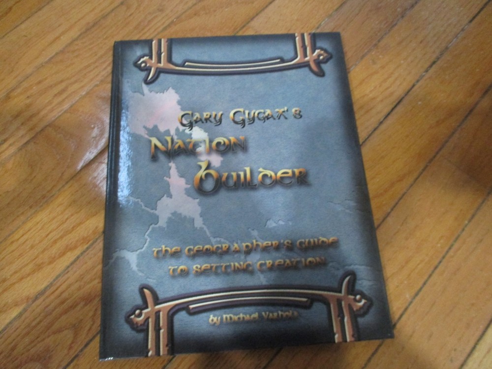 D&D D20 Troll Lord Gary Gygax's Nation Builder HC