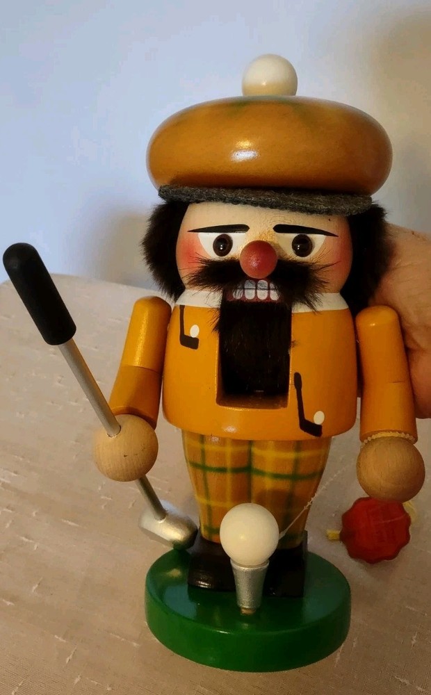 Steinbach Original Nutcracker Golfer Made in Germany 9.5"