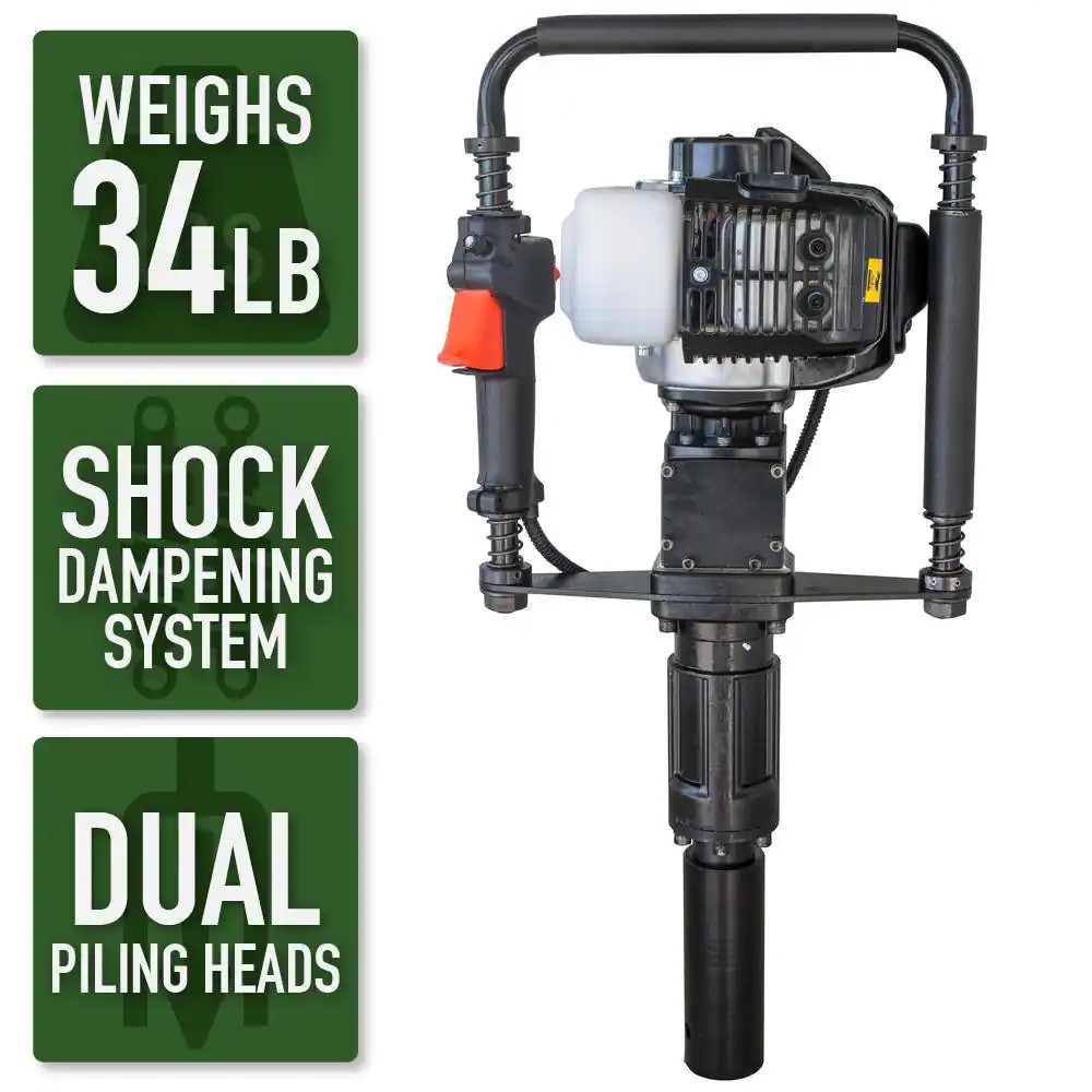 Earth Series 32.7Cc Gas Powered T-Post Driver