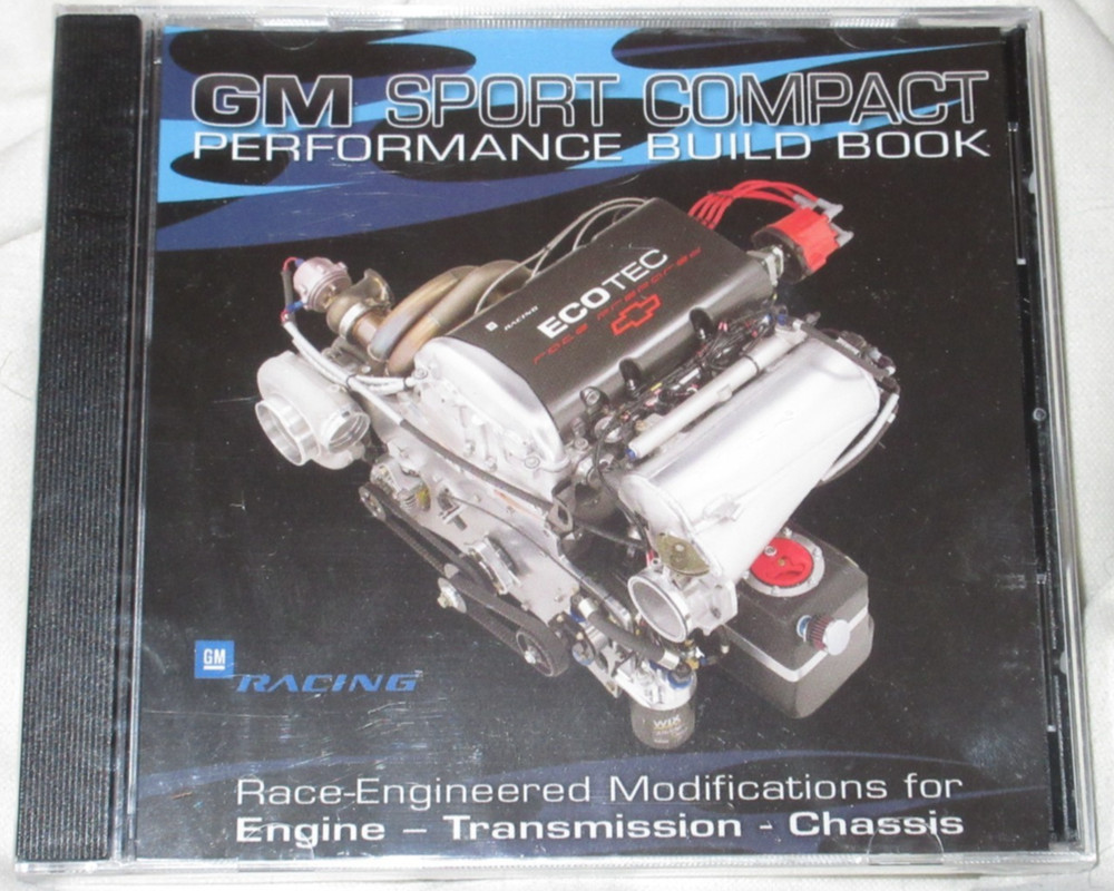 GM Sport Compact Performance Build Book CD-ROM NEW Race-Engineered Mods Engine+