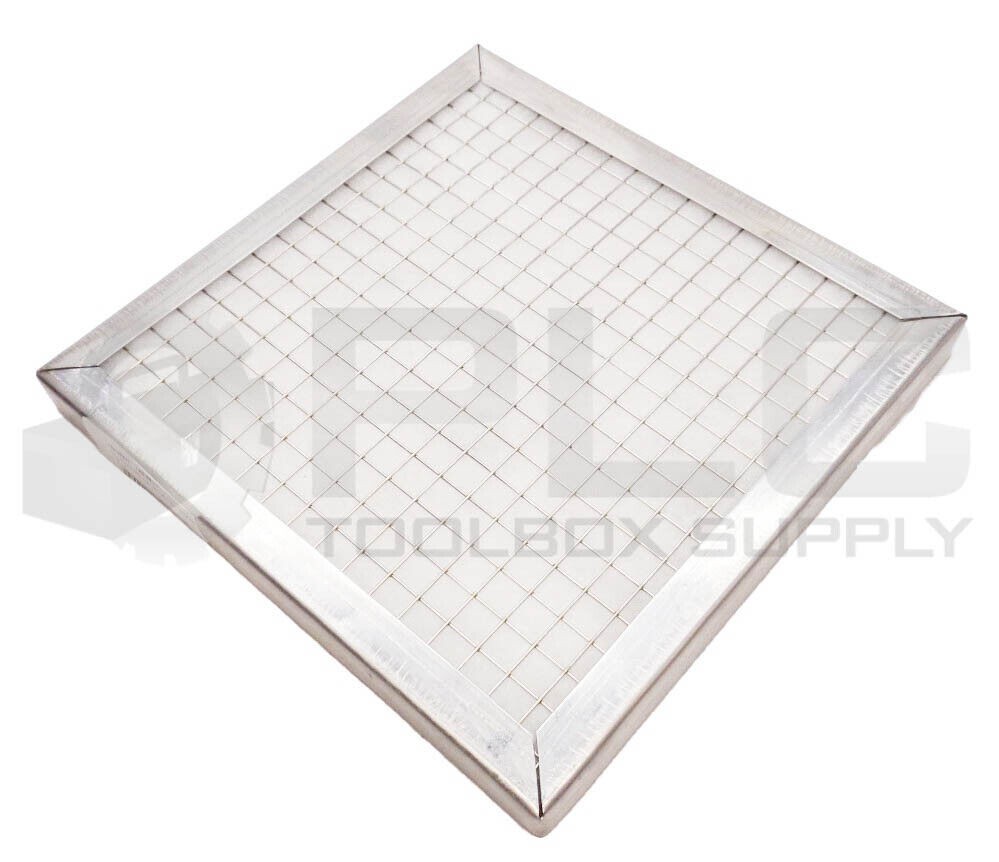 NEW LF-4 MULTI LAYER WHITE 10x10x1 WATER FILTER ELEMENT ALUMINUM FRAME *READ*