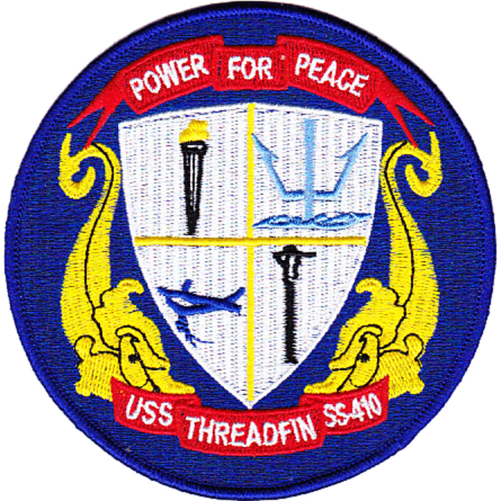 USS Threadfin SS-410 Power For Peace Patch