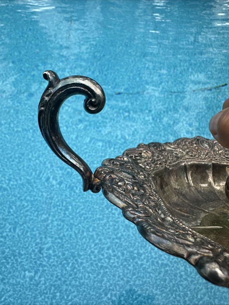 Towle Silversmiths Silver Plate Old Master Pattern Candle Chamberstick Ornate