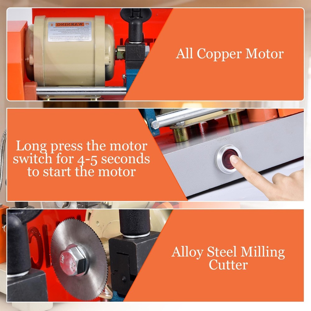 Cutter Cutting Machine, Keys Duplicator Copy Machine for Keys Copy Cloning