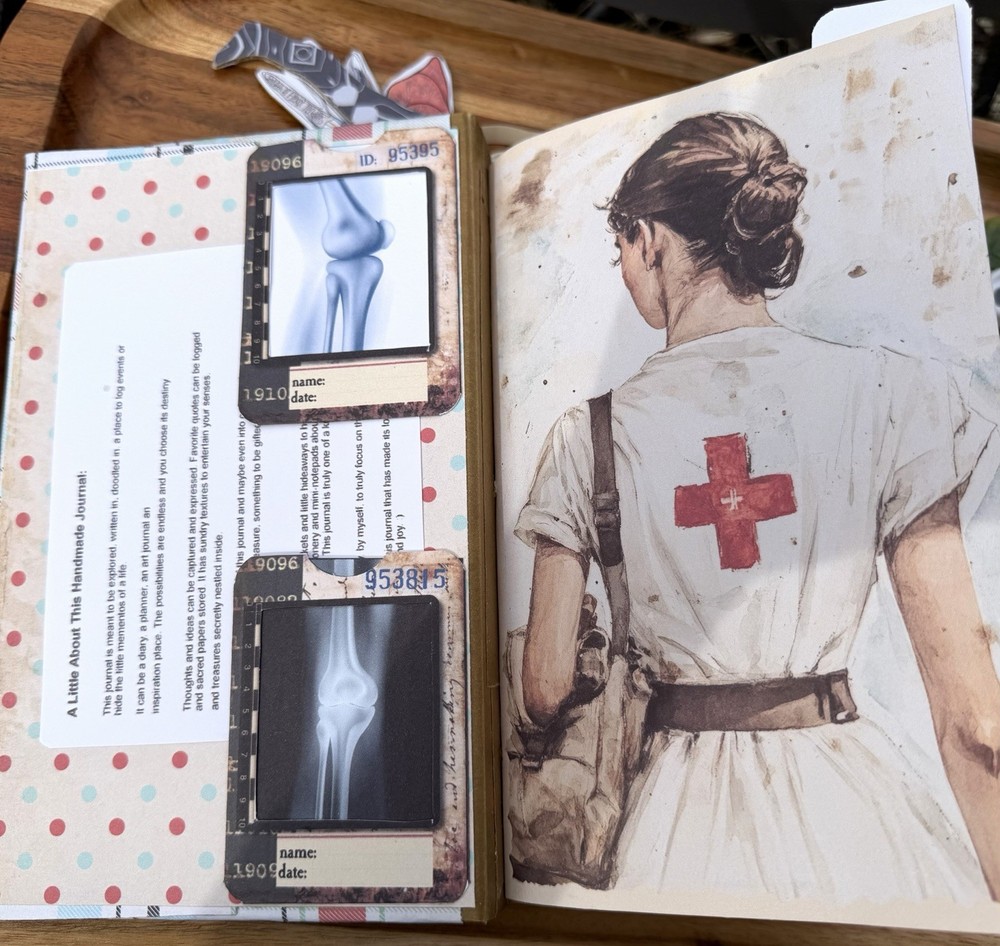 Handmade Nurse Junk Journal