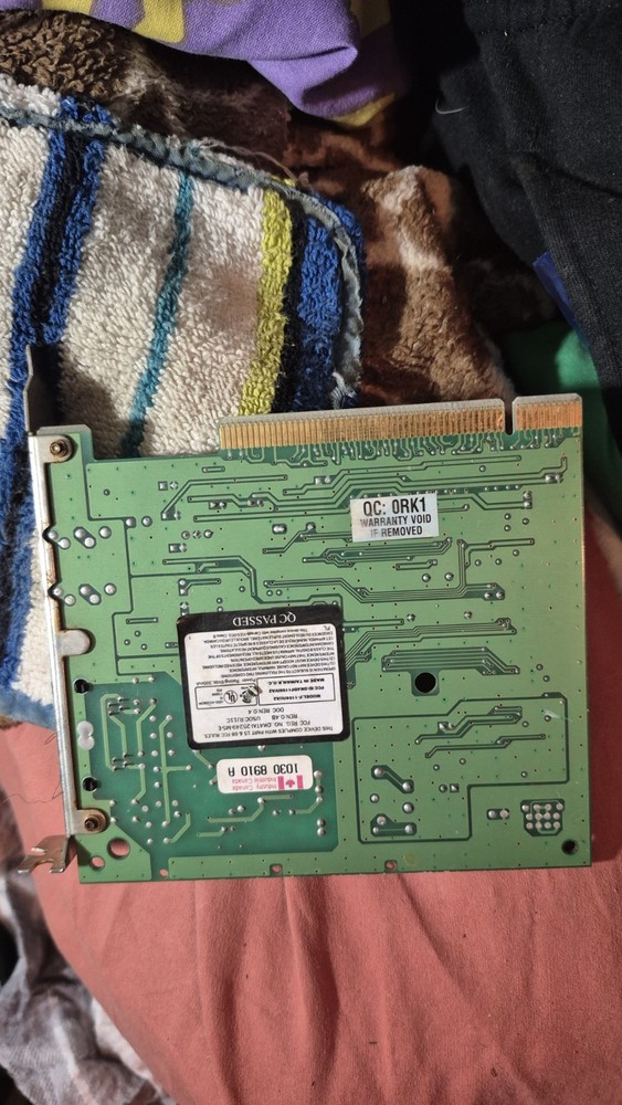 Atech ATS-127A Modem Card. Used.