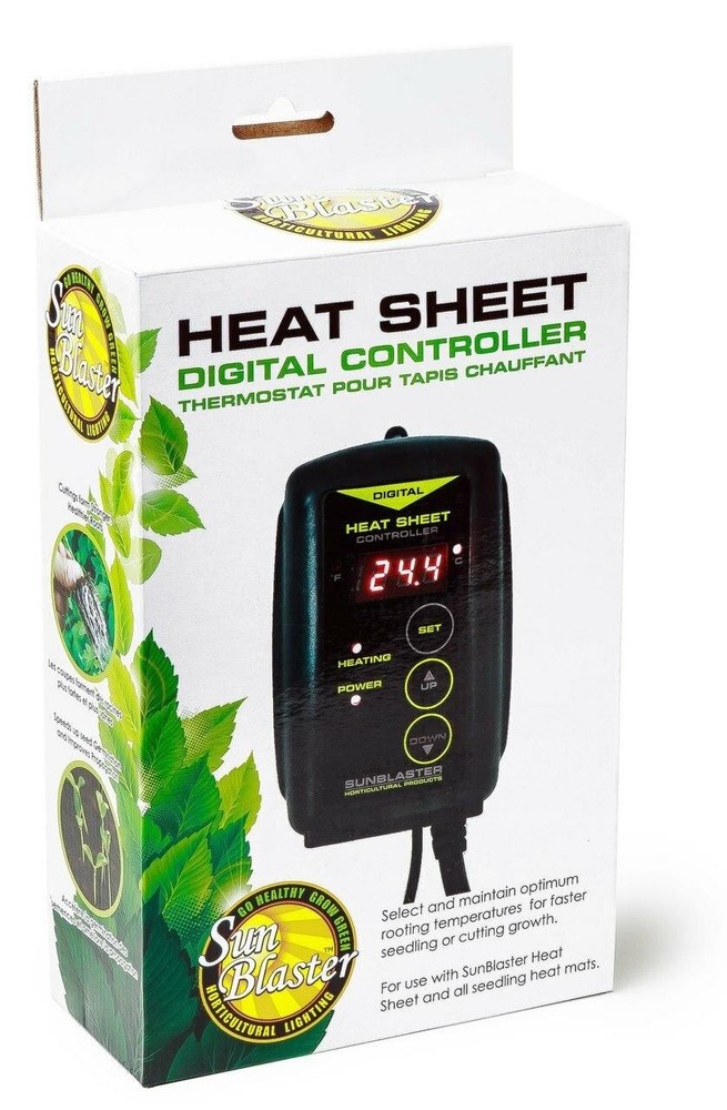 SunBlaster™ Heat Sheet Digital Temperature Controller for Seeds