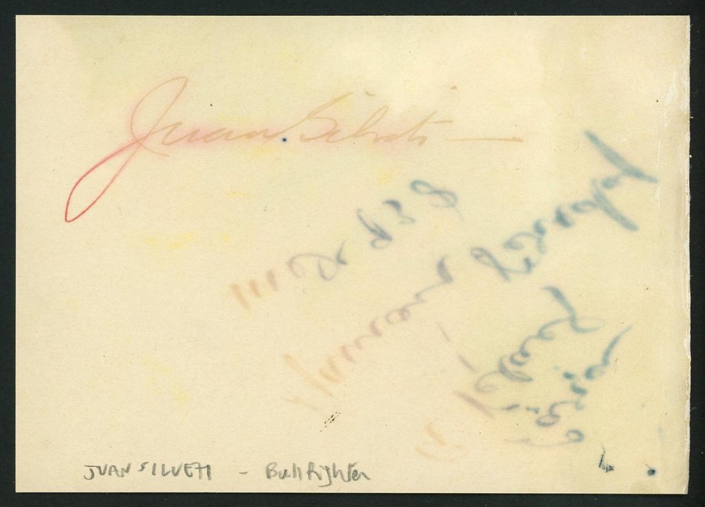 RAMON PEREDA (1897-1986) autograph cut | "Paramount on Parade" - signed