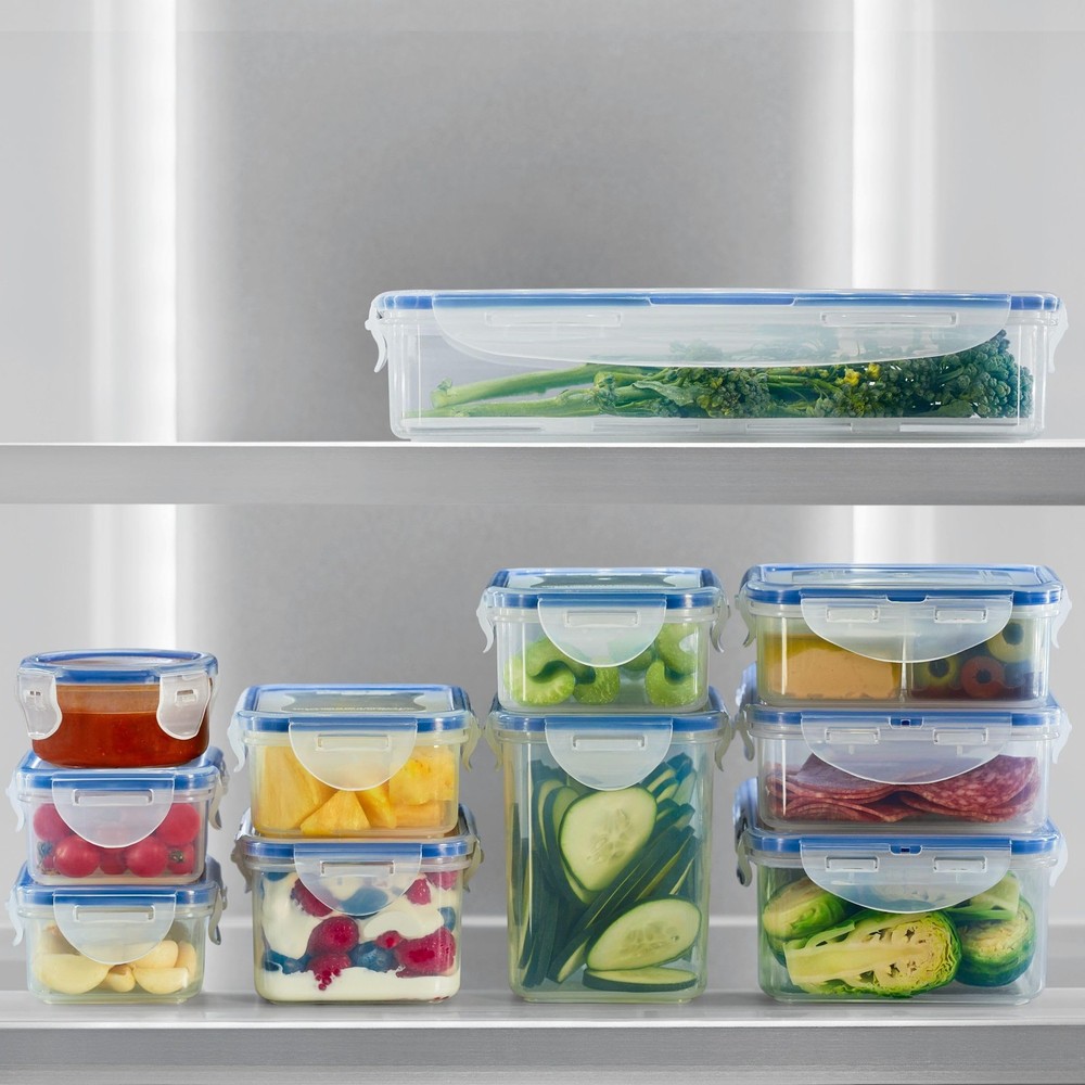 Storage Food Storage Container Set, 10-Piece, Clear