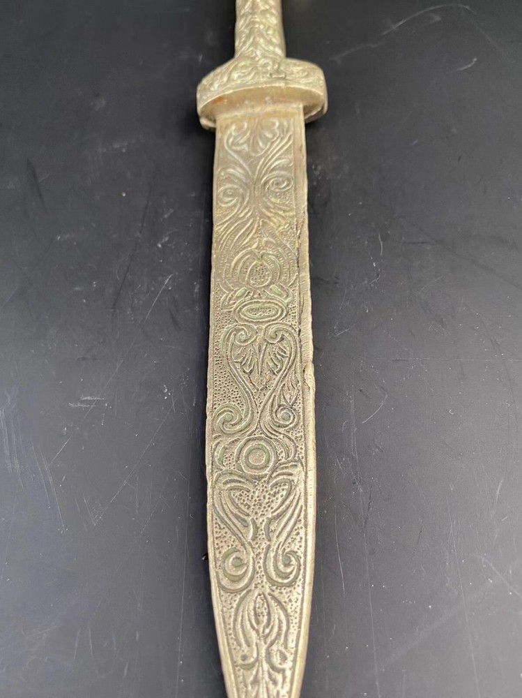 vintage carved knife