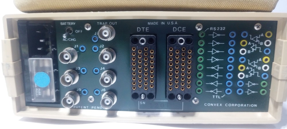 Unused Convex Model 680 V.35 Interface Analyzer With Test Cables