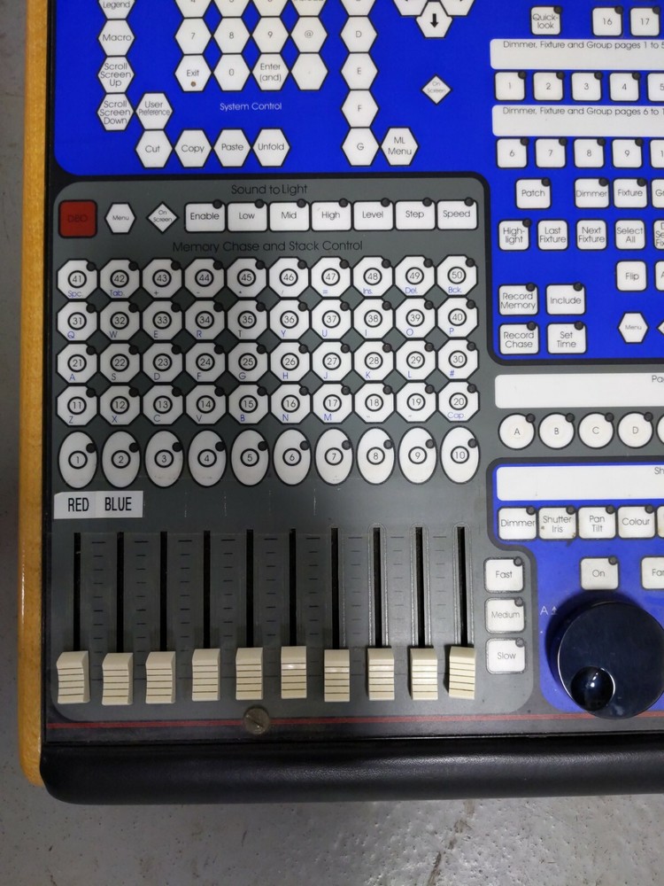 Avolites Azure 2000 4 DMX Universe Lighting Console Pearl UNTESTED