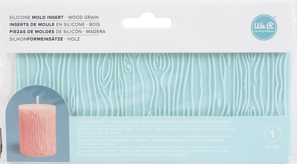 SUDS Soap Maker Mold Wrap-Wood Grain - 3 Pack