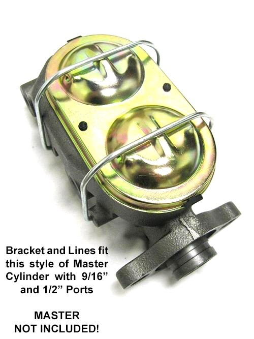 Universal Bottom Mount Adjustable Proportioning Valve Kit with Bracket & Lines