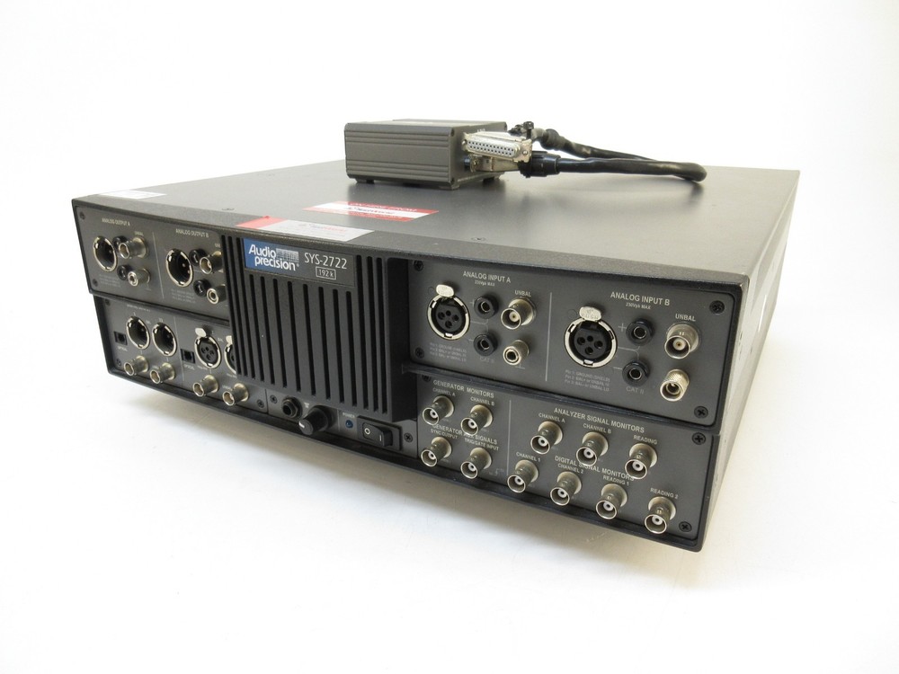 Audio Precision SYS2722 Audio Analyzer w/ Opt APIB, BUR, AWT Filter, USB Adapter