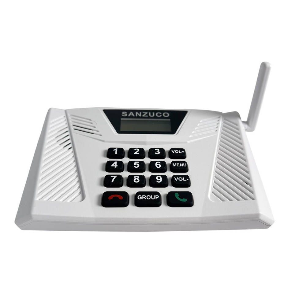 Wireless Intercoms for Home Hand Free 5300 Feet Range Two Way Intercoms (4 Pack)