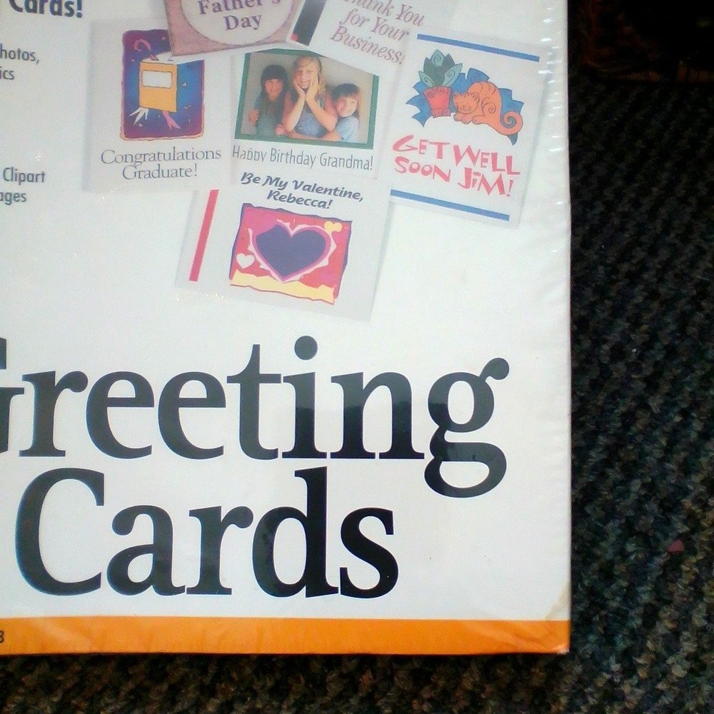 Vtg Computer Software Windows 95 Pro Venture Greeting Cards CD-ROM