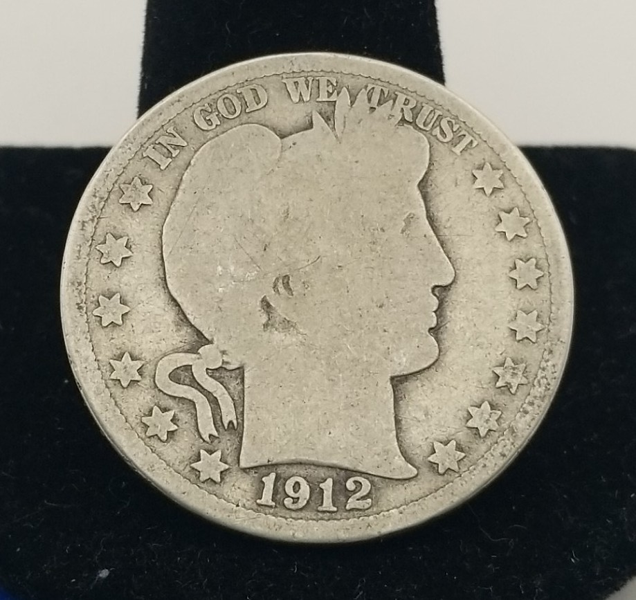 1912-P Barber Half Dollar #4678
