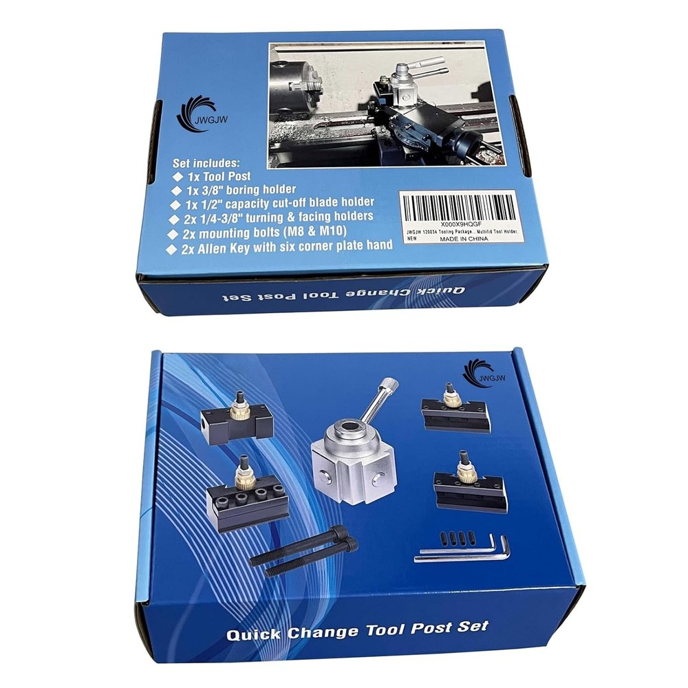 Compact Lathe Tool Holder for DIY Projects, Compatible with Micro Lathes