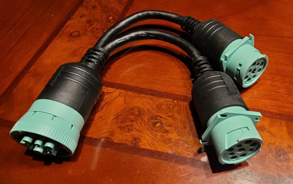 9pin Y Splitter Cable - ELD/GPS/9Pin Trucks
