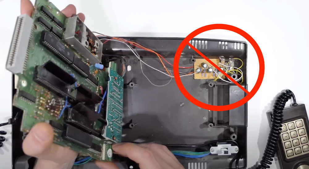 Intellivision 2 composite video mod & back panel NO DRILL installation service