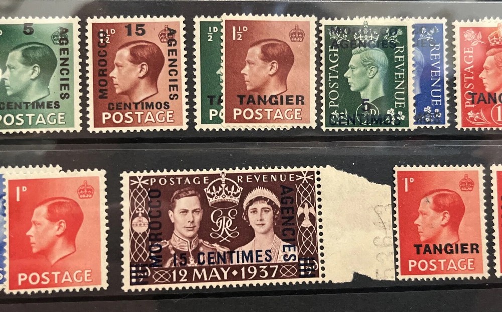 MOROCCO AGENCIES BRITISH POST OFFICES MINT COLLECTION