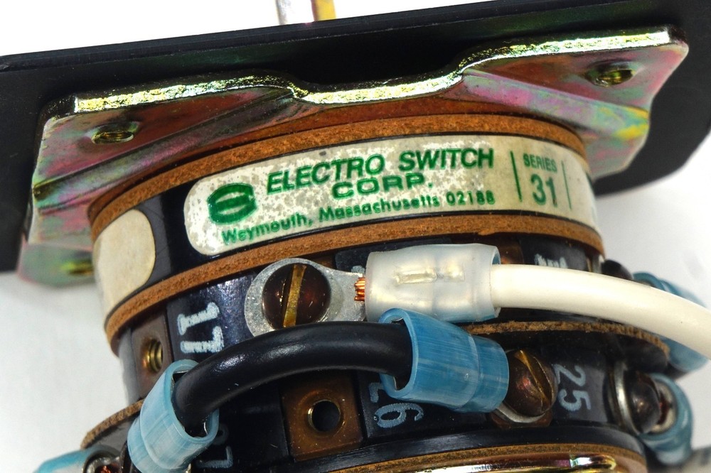 Electro switch 31202L.Z Series 31 Rotary Switch 9241w with Front Panel
