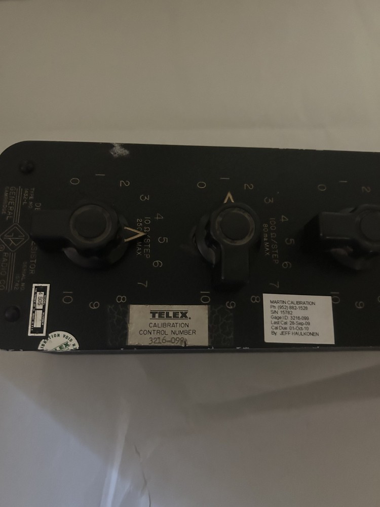 General Radio Decade Resistor Box 1432-L