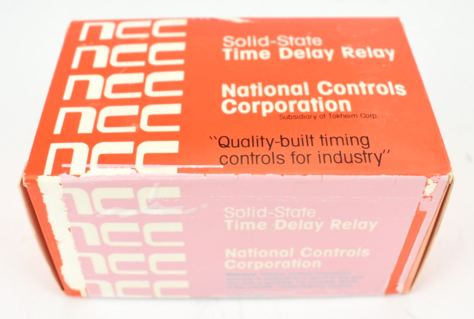 NCC T1K-60-462 Solid State On-Delay Timer 10-60 Sec DPDT 120VAC Panel Mount