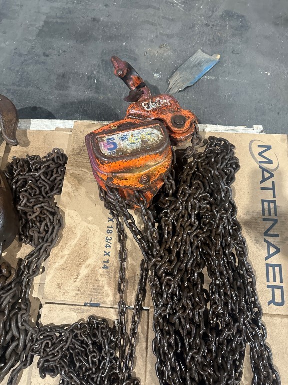 LINK 5TON CHAIN HOIST - MANUAL