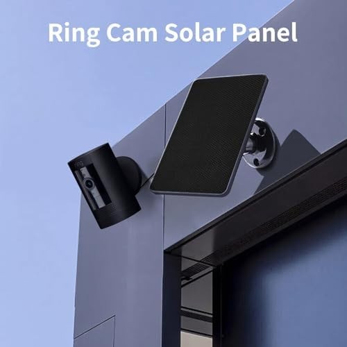 Solar Panel for Ring Camera, 4W Solar Charger Compatible with Spotlight Plus/Pro