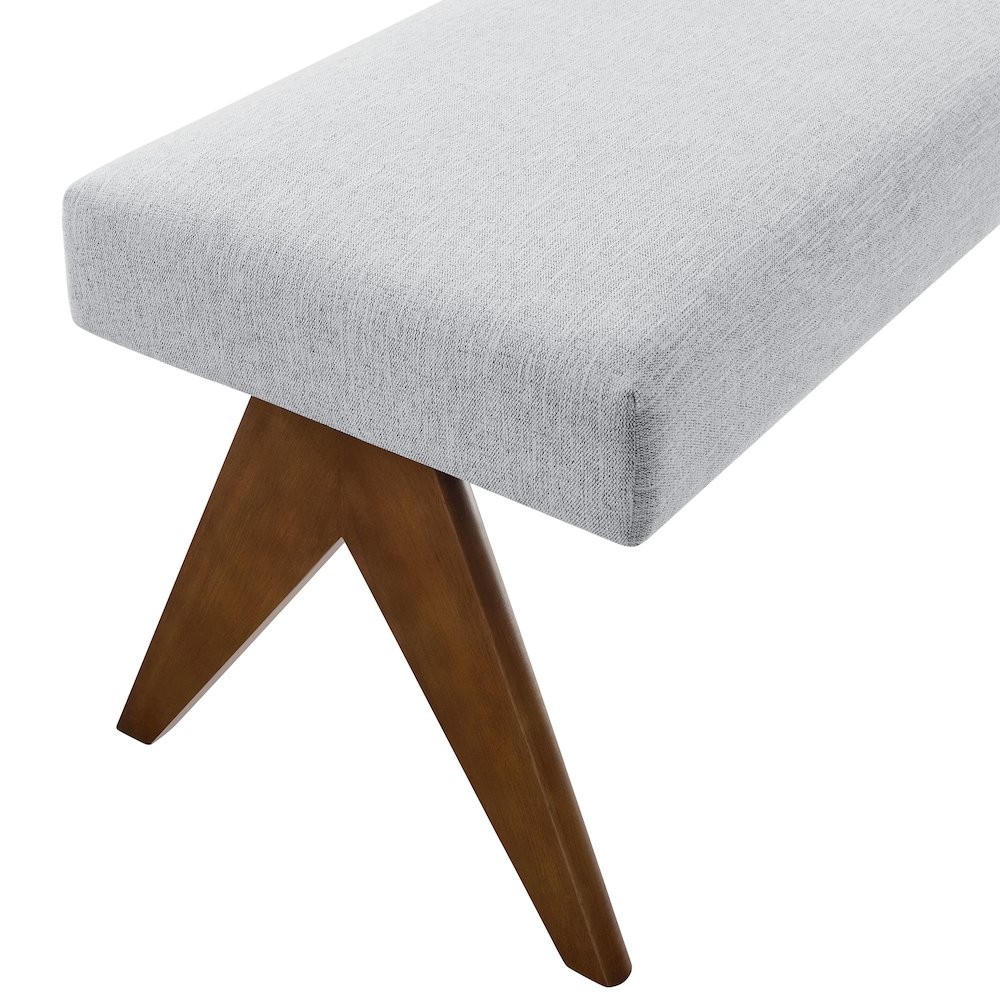 Lyra 47" Fabric Upholstered Bench