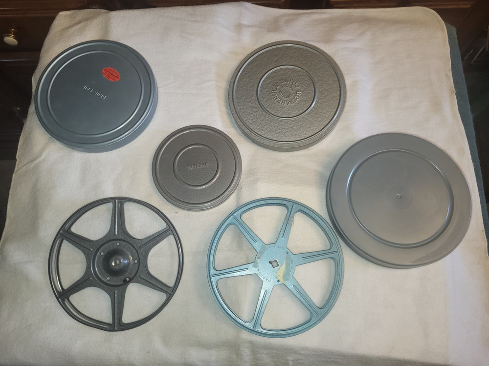 Vintage Projector Reels and quick splicer