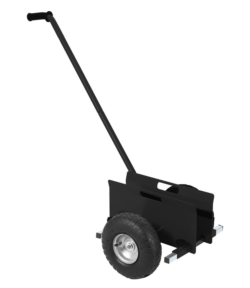 Panel Dolly with Extended Handle 660LBS, 10" Solid Rubber Wheels Drywall Cart