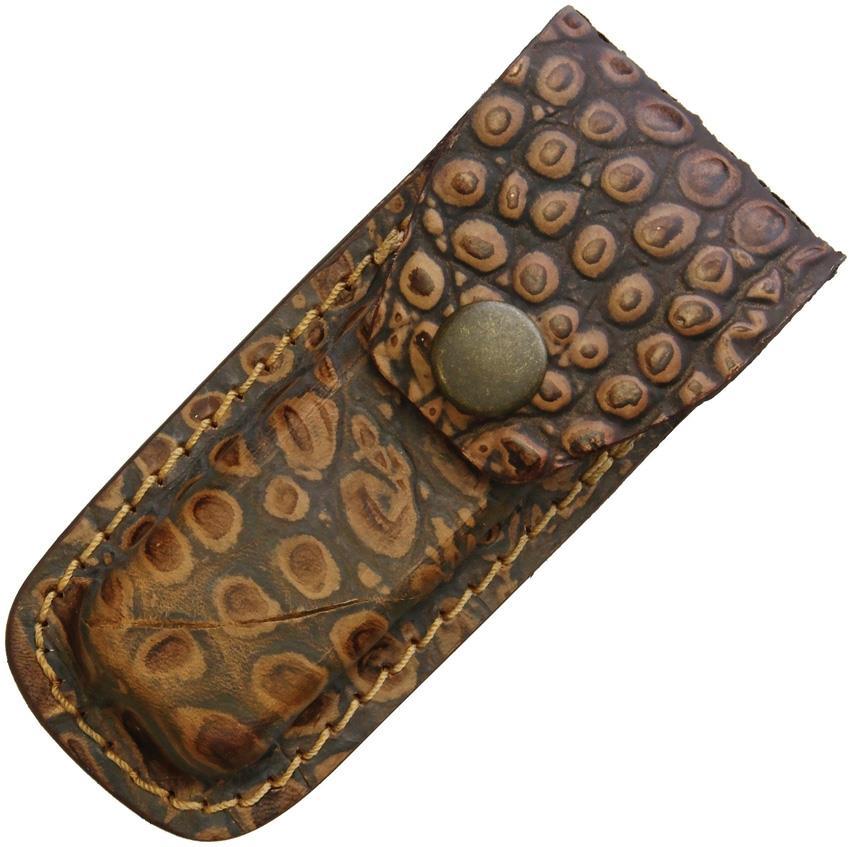 Leather Belt Pouch Alligator/ Sheath 1190