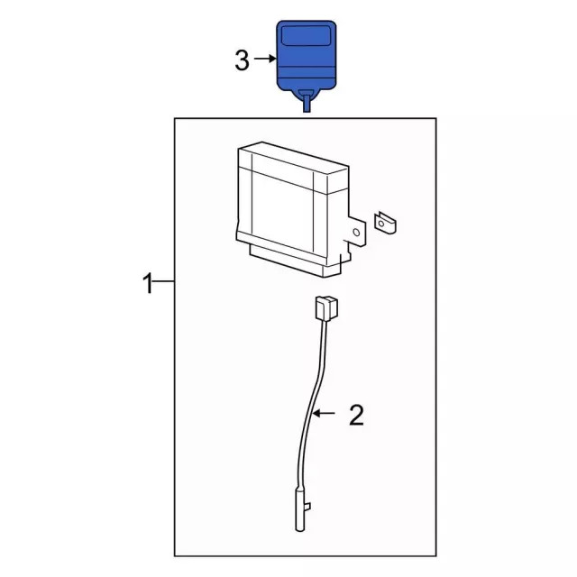 Genuine Ford Keyless Entry Transmitter 8L3Z15K601B