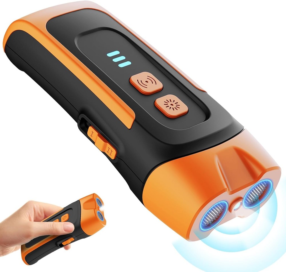 Ultrasonic Handheld Dog Trainer - For Barking Control, Home/Yard Use