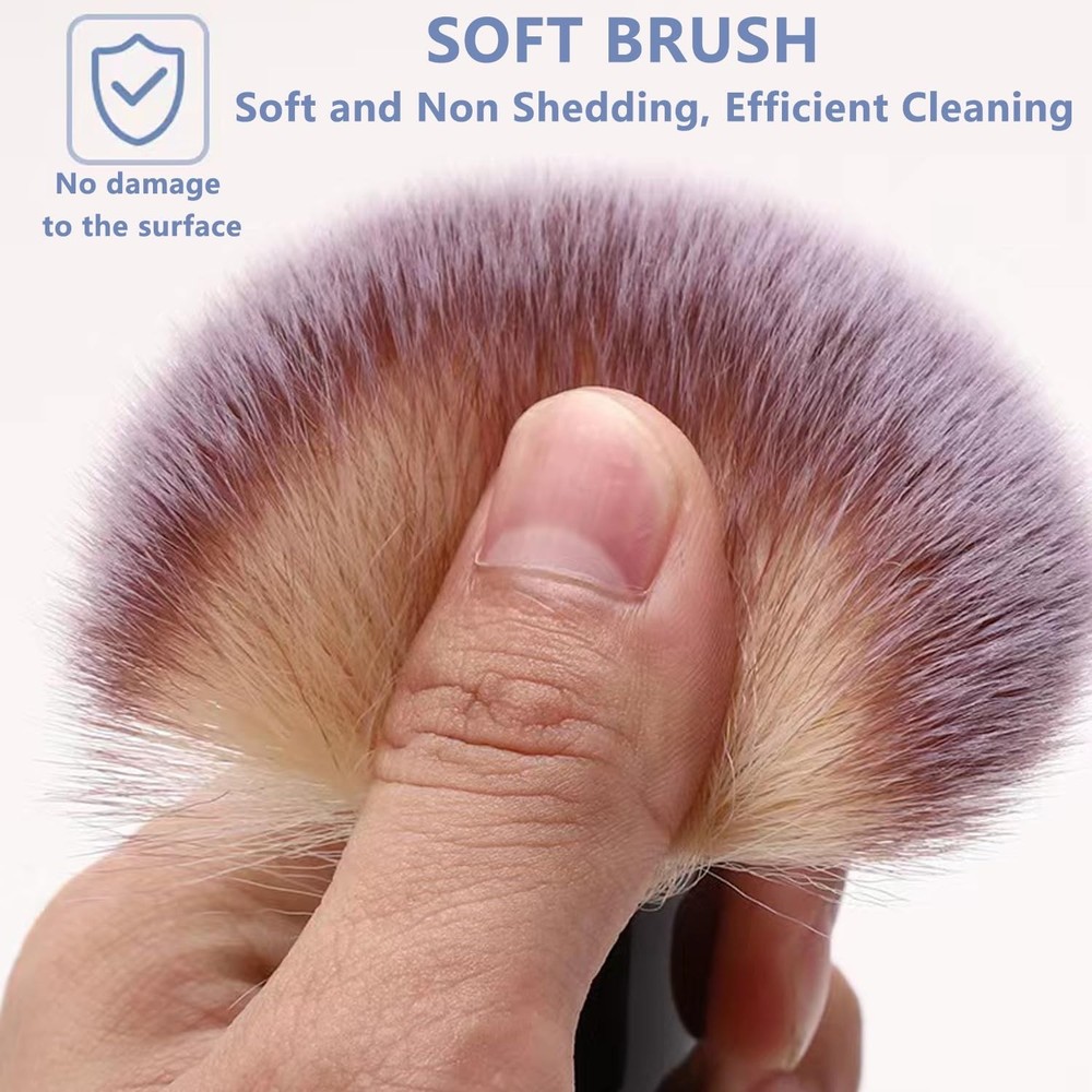 3 Pack Microfiber Duster, Small Dust Brushes, Feather Duster, Soft Fibers, Ef...