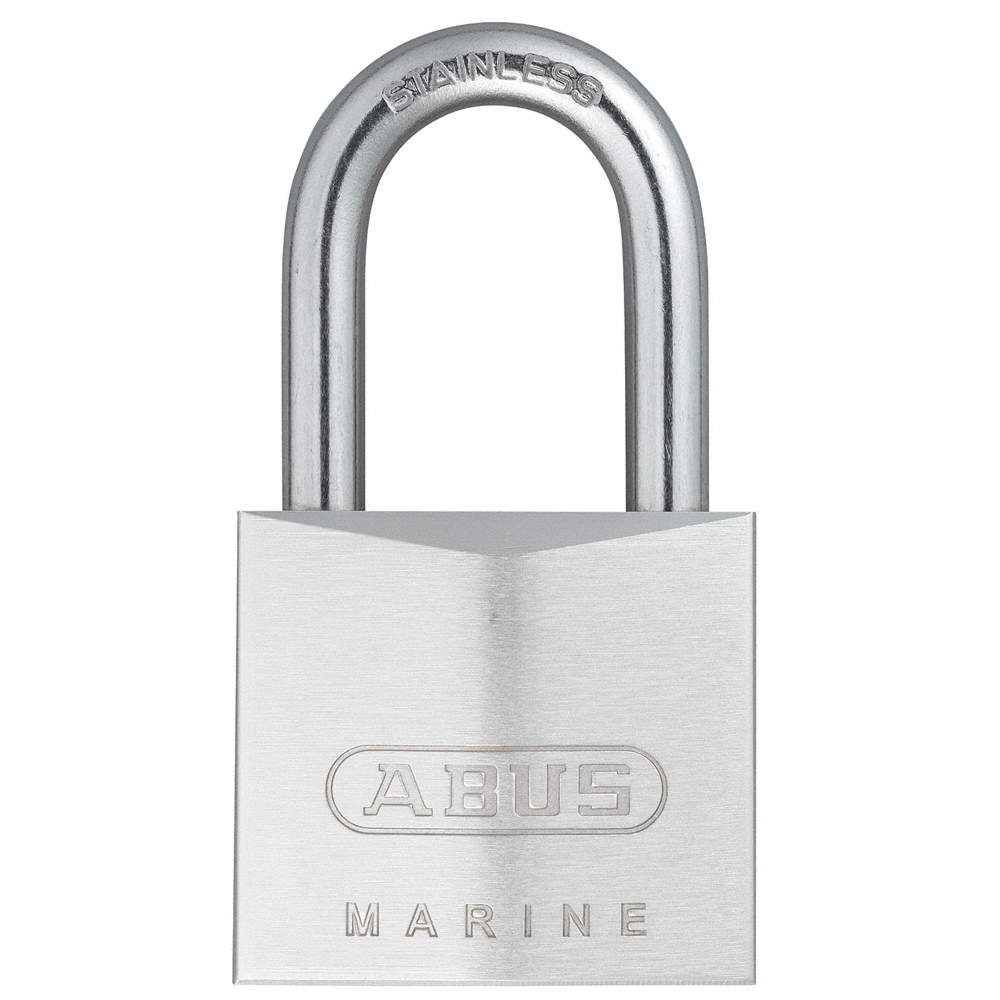 ABUS 75IBHB/40 KA Keyed Padlock, 49/64 in,Rectangle,Silver 5JKV4