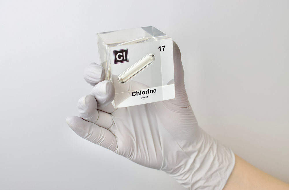 Chlorine Element Cube