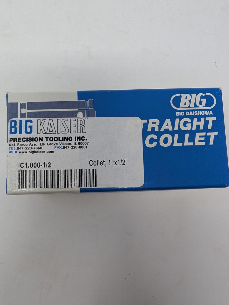 BIG KAISER Straight Collet - 1"x1/2"