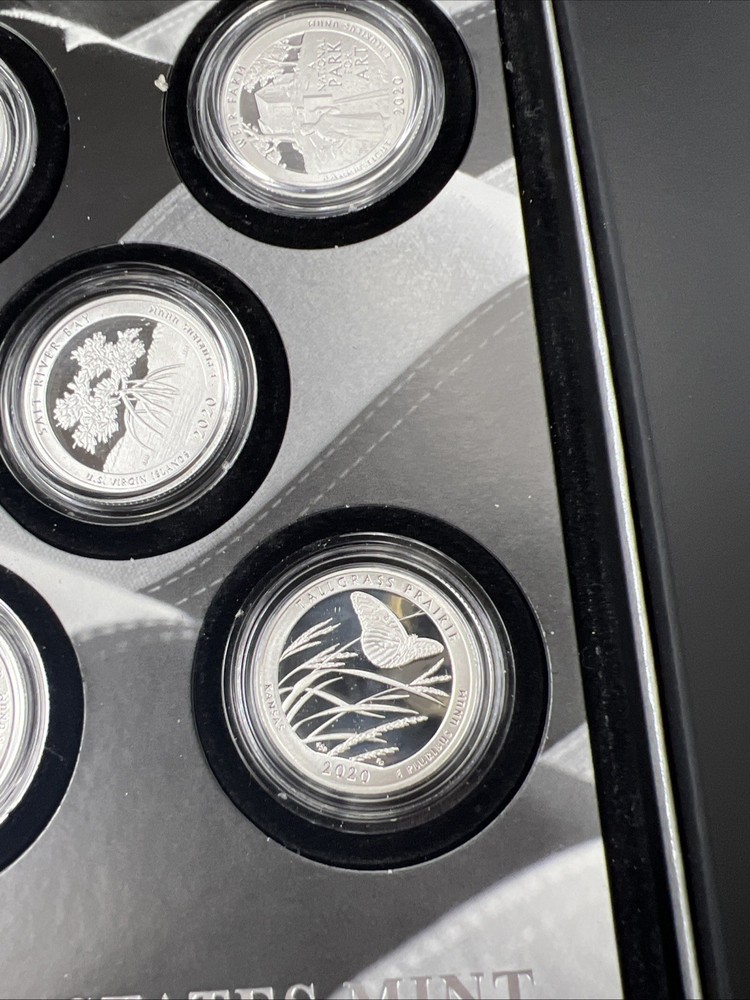 2020 Limited Edition US Silver Proof Set Complete w/ Box COA