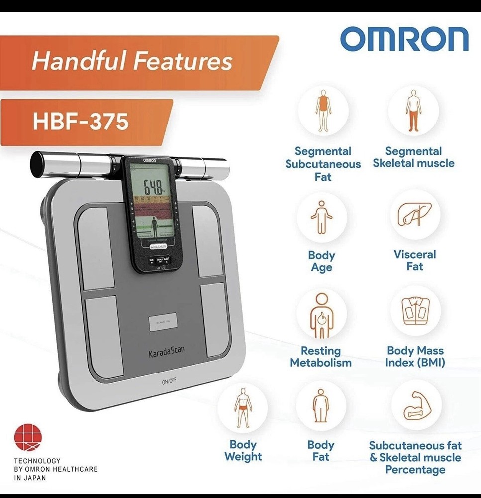 Omron HBF-375 Karada Scan Body Composition