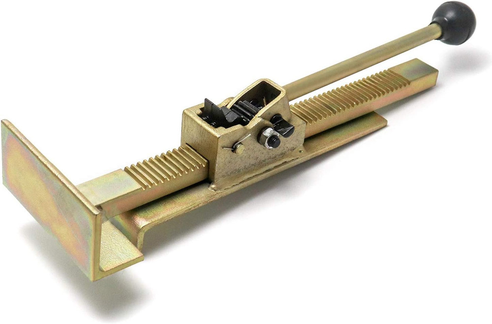 Professional Flooring Jack, Ratcheting Alignment Tool for Hardwood Plank Install