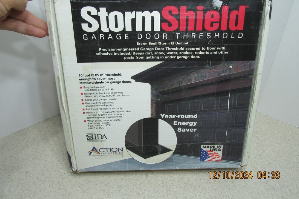 Storm Shield Garage Door Threshold  10'