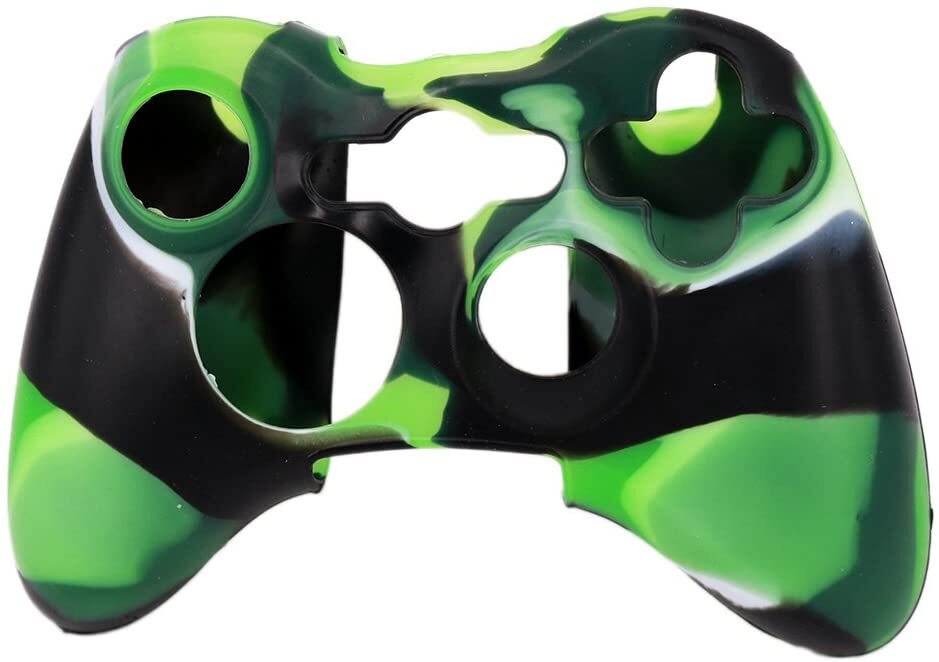 3 Pieces Xbox 360 Silicone Wireless Controller Skin Protective Rubber Case Cover