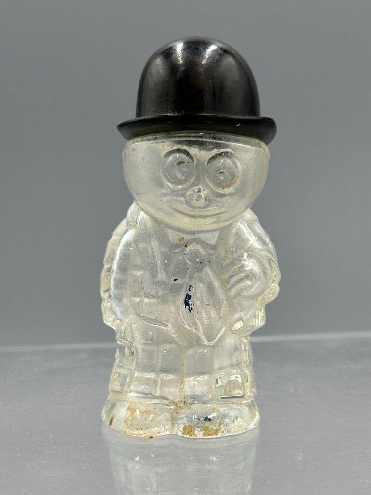 Vintage MOON MULLINS Glass Figural CANDY CONTAINER E&A 534 Shaker