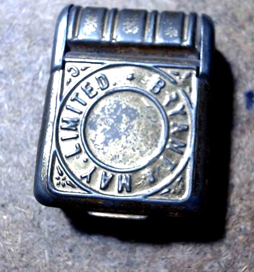 Bryant & May American tin match Box/safe Early 1900's